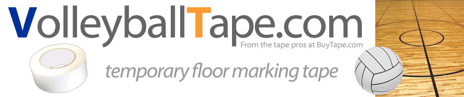 Volleyball Court Layout Floor Tape for Gym Floor Marking