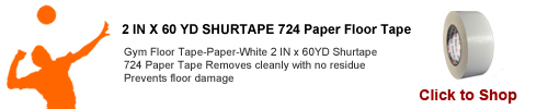 volleyballtape.com shurtape 2 inch tape