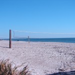 sand volleyball court